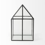 Sikes (Large) 10L x 10W x 16H Hut Terrarium W/Glass Base