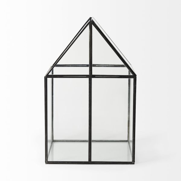 Sikes Large 10L x 10W x 16H Hut Terrarium WGlass Base 2