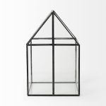 Sikes (Large) 10L x 10W x 16H Hut Terrarium W/Glass Base