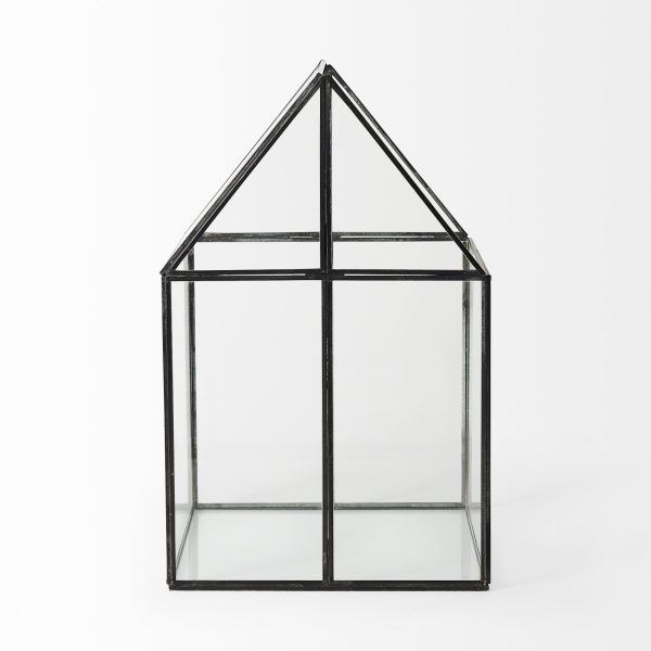 Sikes Large 10L x 10W x 16H Hut Terrarium WGlass Base 4