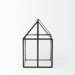 Sikes (Medium) 8L x 8W x 13H Hut Terrarium W/Glass Base