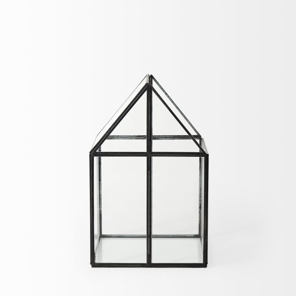 Sikes Medium 8L x 8W x 13H Hut Terrarium WGlass Base 4