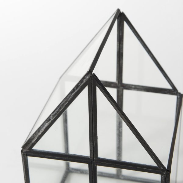 Sikes Small 6L x 6W x 10H Glass Terrarium 7