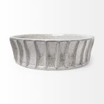 Silone (Large) 16L x 16W White Ceramic Bowl