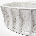 Silone (Large) 16L x 16W White Ceramic Bowl