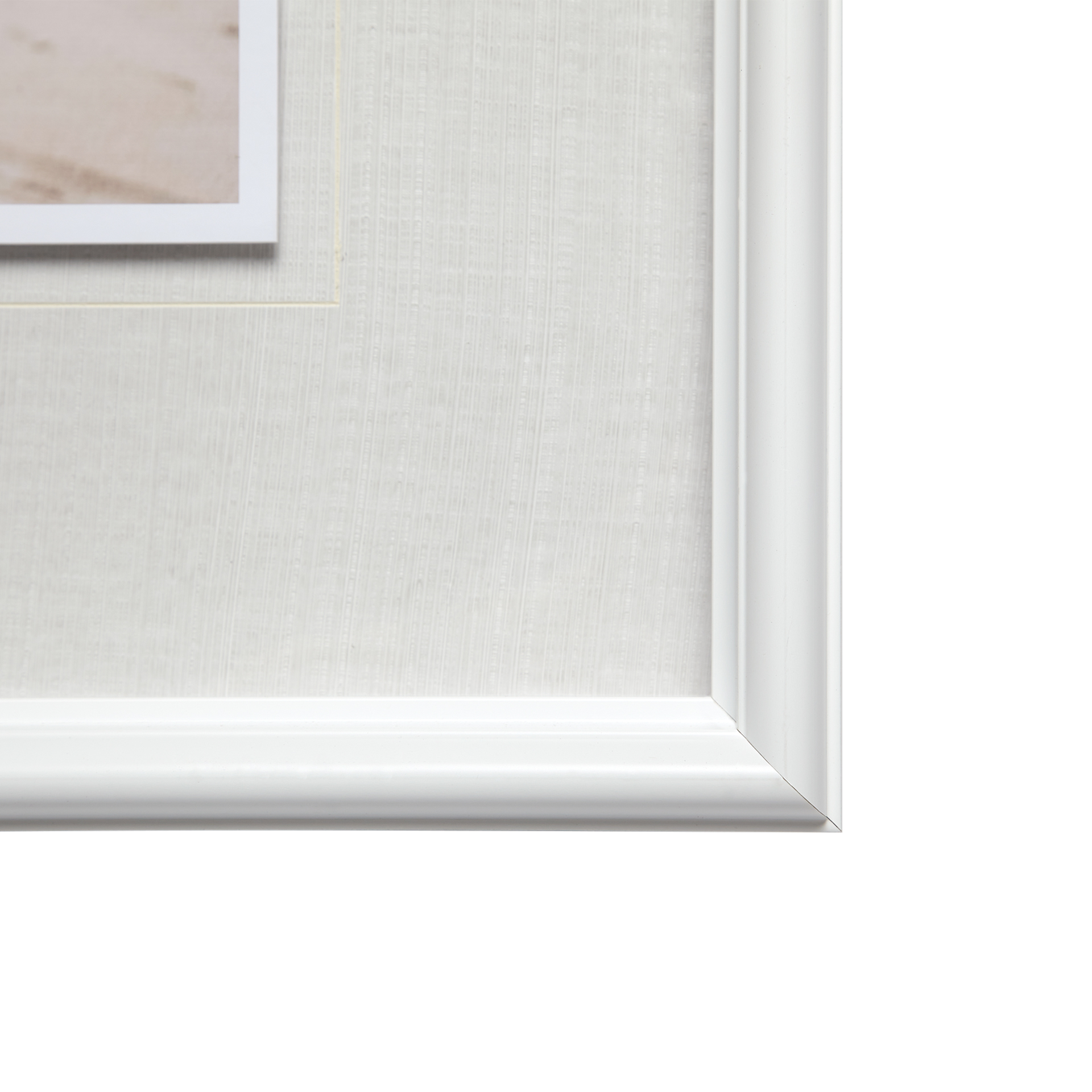 Silver Seagrass by Marlana Semenza a Hand Embelished Textured Framed Art Print Matted under Glass 4 Silver Seagrass by Marlana Semenza a Hand Embelished Textured Framed Art Print Matted under Glass - Image 4