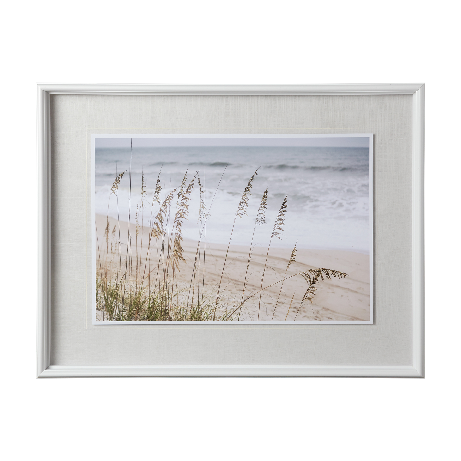 Silver Seagrass by Marlana Semenza a Hand Embelished Textured Framed Art Print Matted under Glass 1 Silver Seagrass by Marlana Semenza a Hand Embelished Textured Framed Art Print Matted under Glass