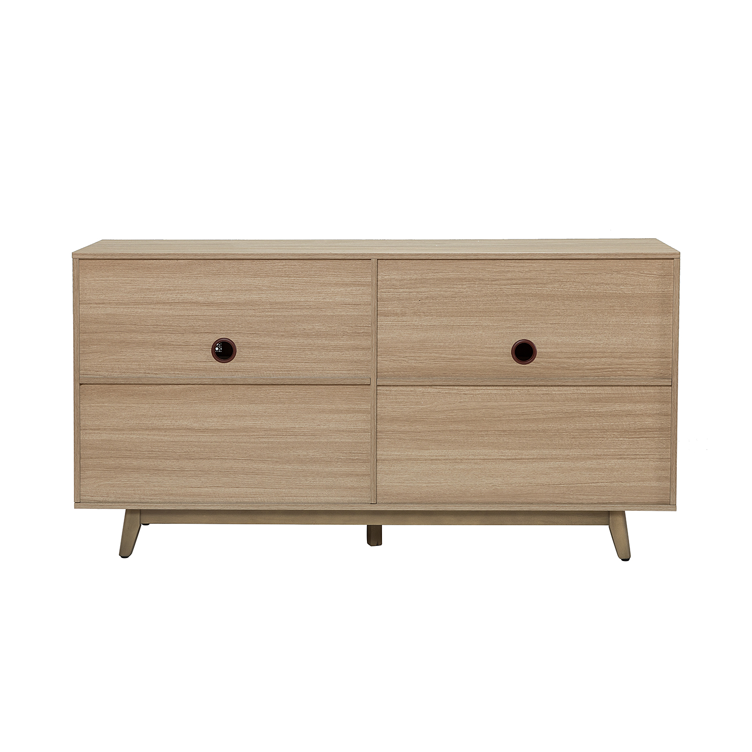 Silvia Acorn Rattan Door 57-Inch Wide TV Stand 4 Silvia Acorn Rattan Door 57-Inch Wide TV Stand - Image 4