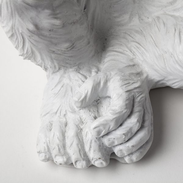 Simia 12H White Resin Playful Monkey Table Lamp 8