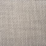 Siren Gray Fabric w/ Dark Brown Wood Round Accent Stool
