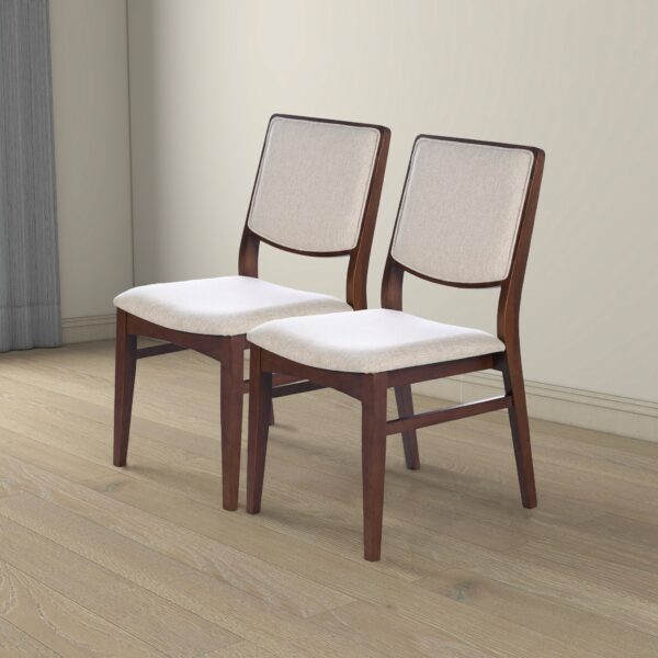 SkylarBeigeFabricDiningChair 4