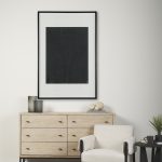 Slate I by Mercana Studio a Hand Embelished Textured Framed Art Print Matted under Glass