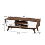 Sliding Door TV Stand with Adjustable Shelf for 55 Inch TVs 33 Sliding Door TV Stand with Adjustable Shelf for 55 Inch TVs