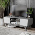 Sliding Door TV Stand with Adjustable Shelf for 55 Inch TVs 37 Sliding Door TV Stand with Adjustable Shelf for 55 Inch TVs