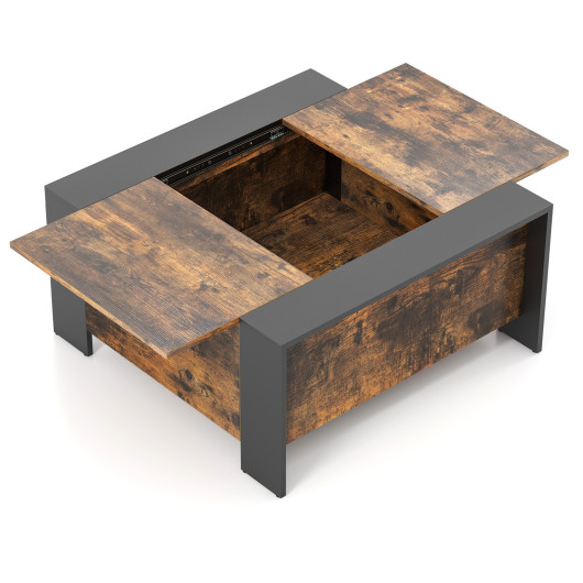 Sliding Top Coffee Table with Hidden Storage and 420 lb Capacity 11 Sliding Top Coffee Table with Hidden Storage and 420 lb Capacity - Image 11