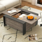 Sliding Top Coffee Table with Hidden Storage and 420 lb Capacity 36 Sliding Top Coffee Table with Hidden Storage and 420 lb Capacity