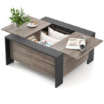 Sliding Top Coffee Table with Hidden Storage and 420 lb Capacity 42 Sliding Top Coffee Table with Hidden Storage and 420 lb Capacity