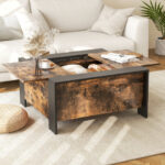 Sliding Top Coffee Table with Hidden Storage and 420 lb Capacity 31 Sliding Top Coffee Table with Hidden Storage and 420 lb Capacity