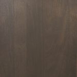 Sloan 80.5H Dark Brown Wood W/Black Metal Arched Curio Cabinet