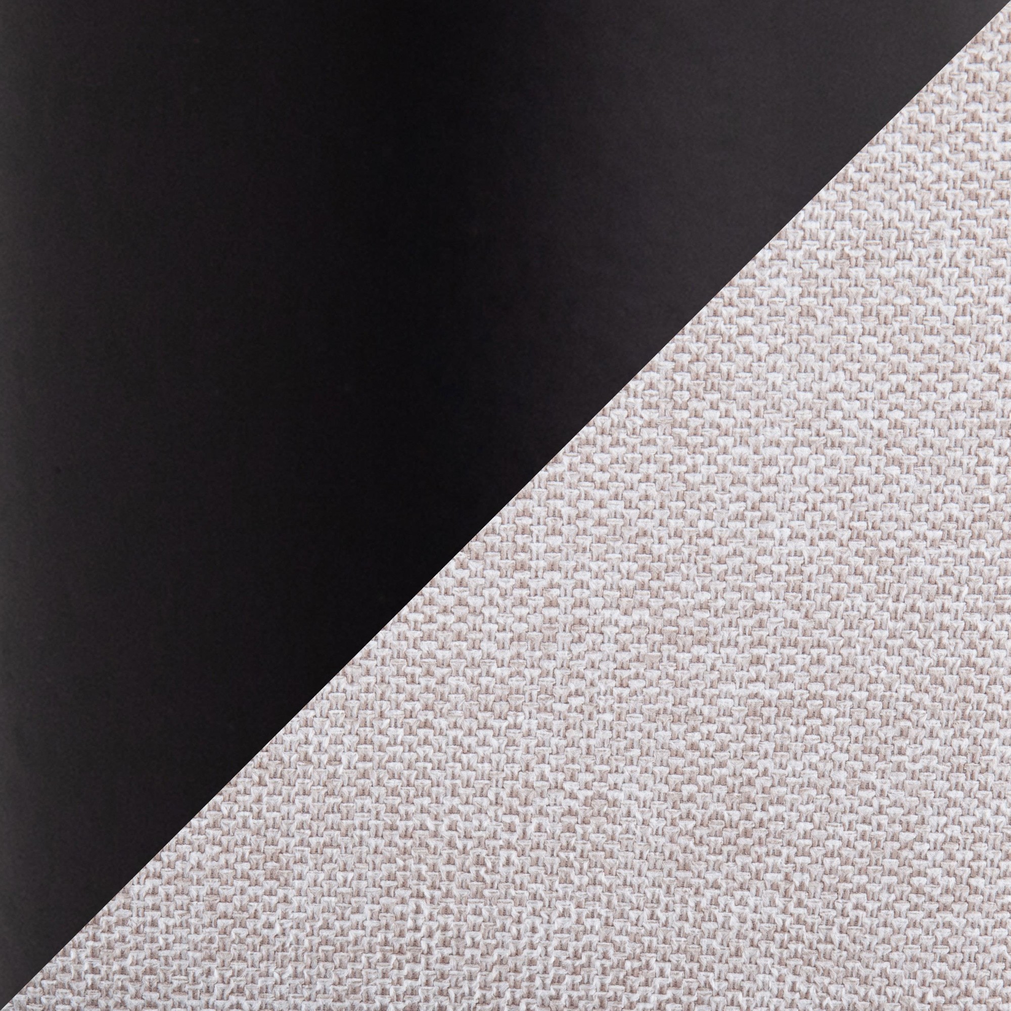 Smith Black Steel Cream Fabric Contemporary Dining Chairs (Set of 2) 14 Smith Black Steel Cream Fabric Contemporary Dining Chairs (Set of 2) - Image 14