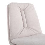 Smith Black Steel Cream Fabric Contemporary Dining Chairs (Set of 2) 24 Smith Black Steel Cream Fabric Contemporary Dining Chairs (Set of 2)