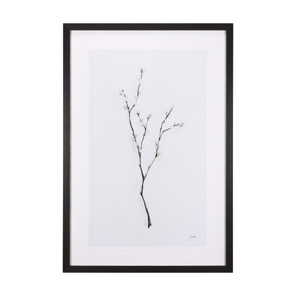 Snow Greetings I by Panpan a Framed Art Print Matted under Glass
