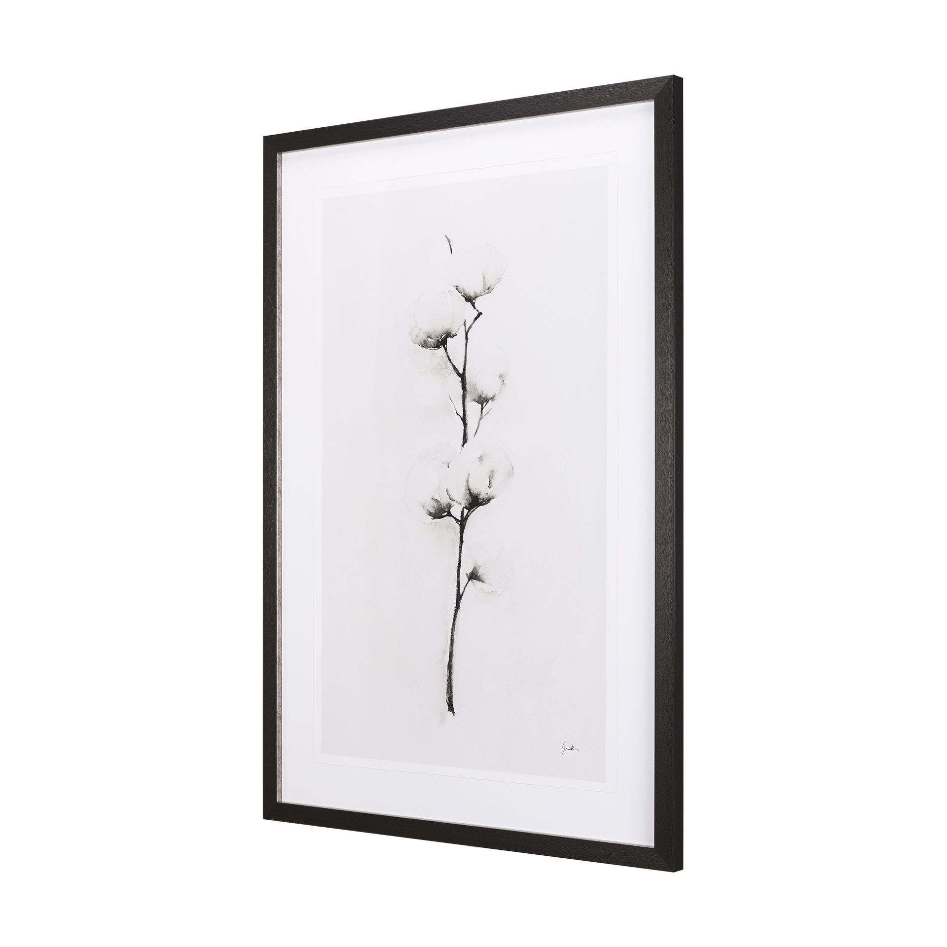 Snow Greetings II by Panpan a Framed Art Print Matted under Glass 3 Snow Greetings II by Panpan a Framed Art Print Matted under Glass - Image 3