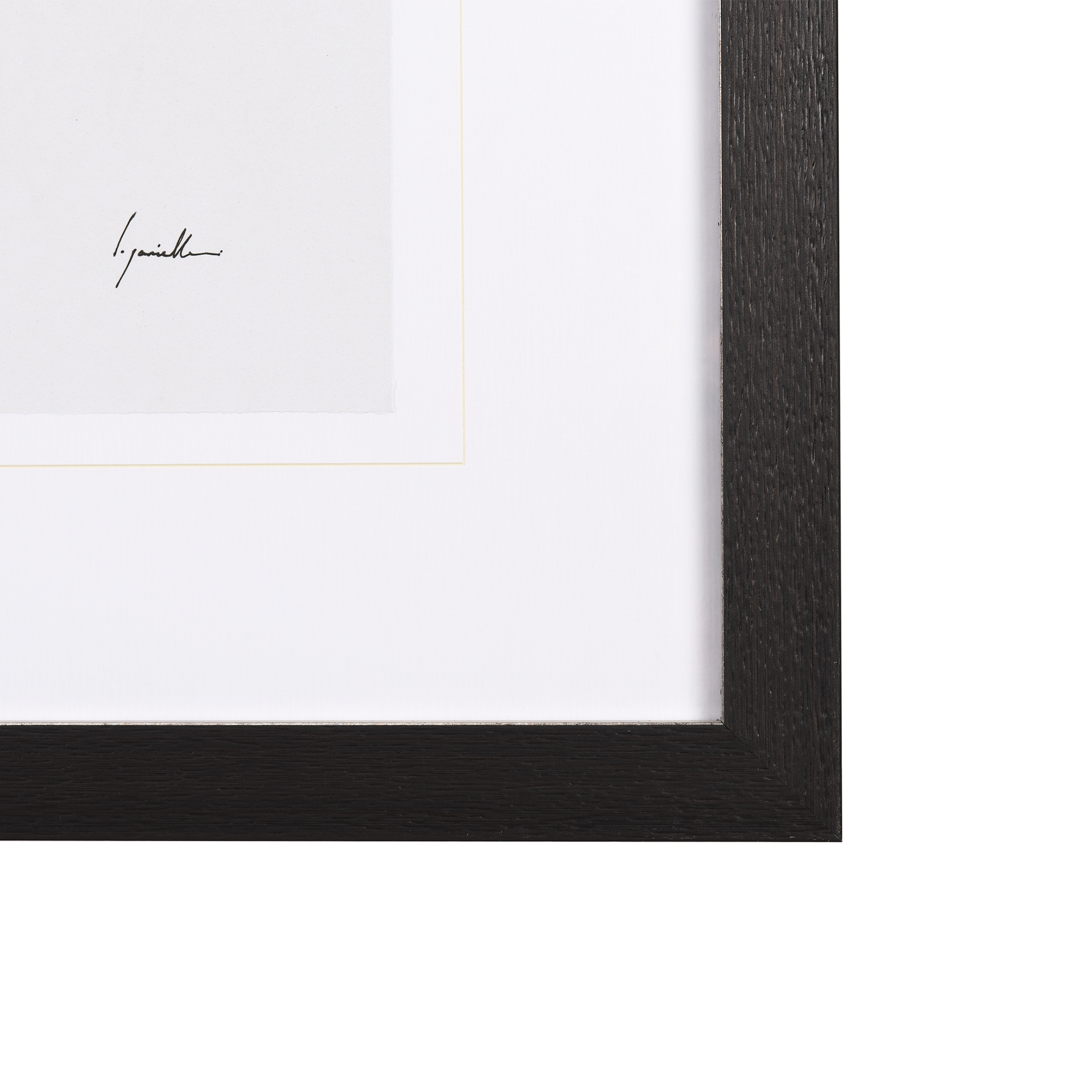 Snow Greetings II by Panpan a Framed Art Print Matted under Glass 4 Snow Greetings II by Panpan a Framed Art Print Matted under Glass - Image 4