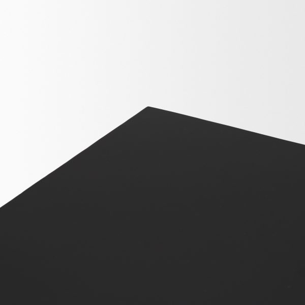 Sobi Matte Black Square Metal Side Table 5