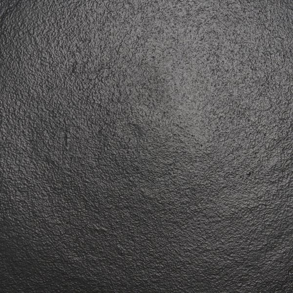 Sobi Textured Matte Black Round Metal Accent Table 2