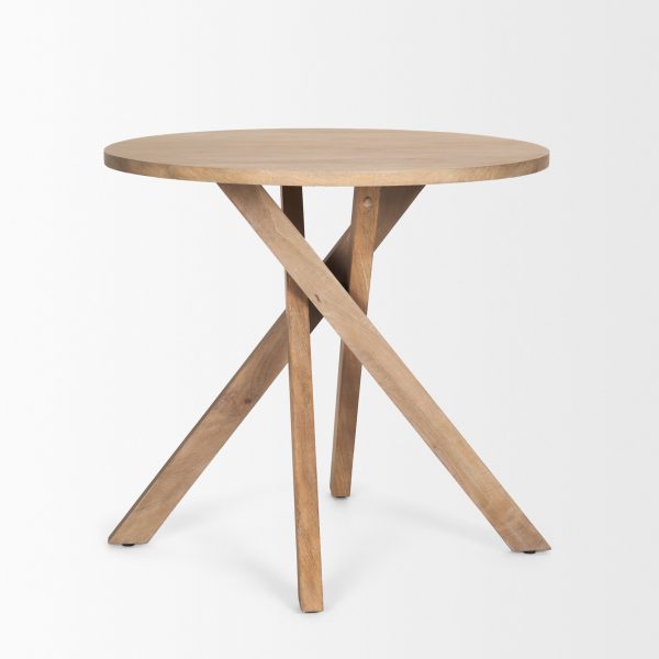 Solana Light Brown Wood Foyer Table 4