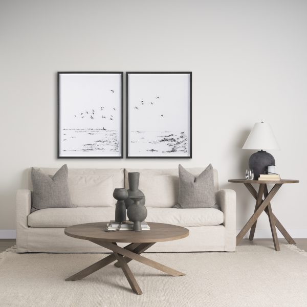 Solana Medium Brown Wood Foyer Table 1