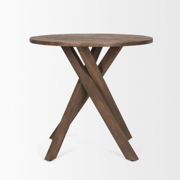 Solana Medium Brown Wood Foyer Table 5