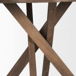 Solana Medium Brown Wood Foyer Table