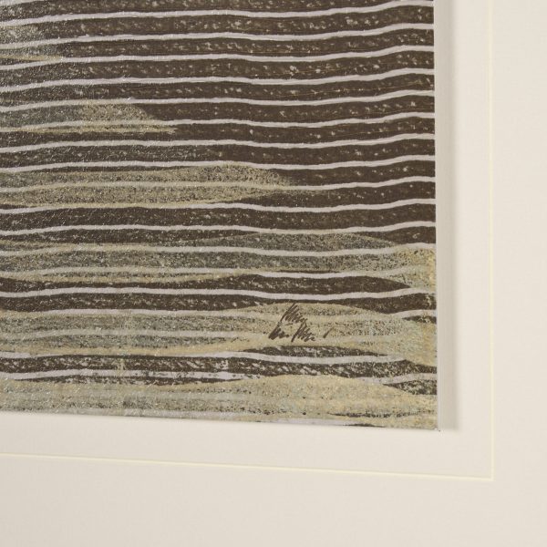 Solar Wind III by Mercana Studio a Hand Embelished Textured Framed Art Print Matted under Glass 6