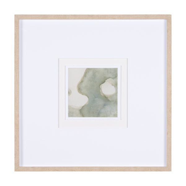 Solitude by Ira Havuka a Hand Embelished Textured Framed Art Print Matted under Glass