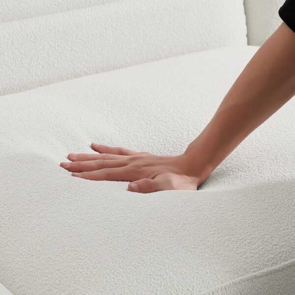 SoloCornerCreamSectionalSofa 4