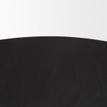 Soma Textured Black Acacia Wood Round Dining Table