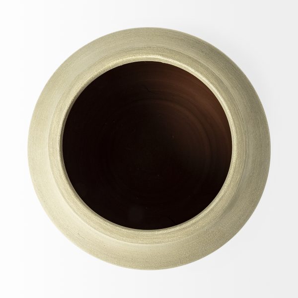 Sonnett Tall WhiteBlue Ceramic Vase 5