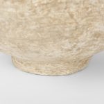Sonu Set of 2 Beige Paper Mache Half-Pot Bowls