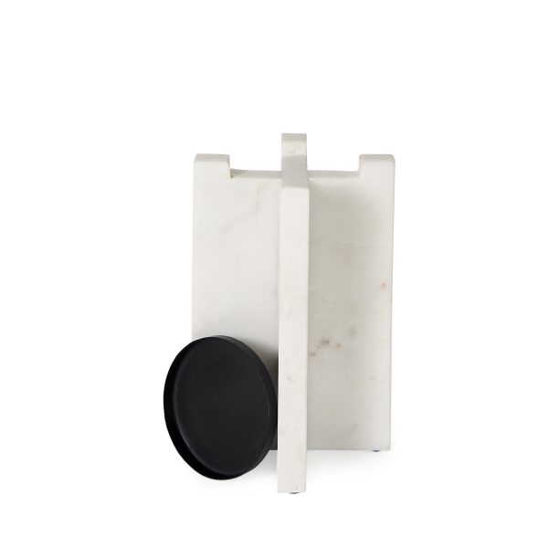 Sophia 5.5L x 3.5W x 8.0H. Marble Candle Holder Medium 4