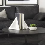 Sophia 8.0"L x 6.0"W x 7.0"H Marble Set Of Two Bookends