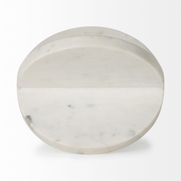 Sophia 9.0L x 9.0W x 9.0H Large Marble Ornament 4