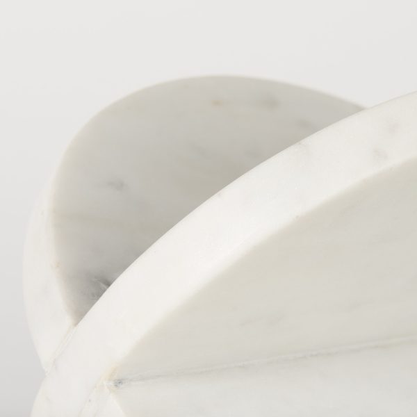 Sophia 9.0L x 9.0W x 9.0H Large Marble Ornament 5