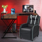 Space-Saving Reversible L-Shaped Desk with Shelf and CPU Stand 41 Space-Saving Reversible L-Shaped Desk with Shelf and CPU Stand