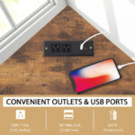 Space-Saving Triangle Corner Desk with Charging Station and Storage 19 Space-Saving Triangle Corner Desk with Charging Station and Storage