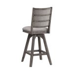 Spring Haven Dark 30-Inch High Back Swivel Counter Stool