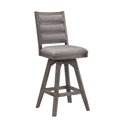 Spring Haven Dark 30-Inch High Back Swivel Counter Stool