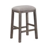 Spring Haven Dark 30-Inch Saddle Stool