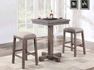 Spring Haven Dark 30-Inch Saddle Stool